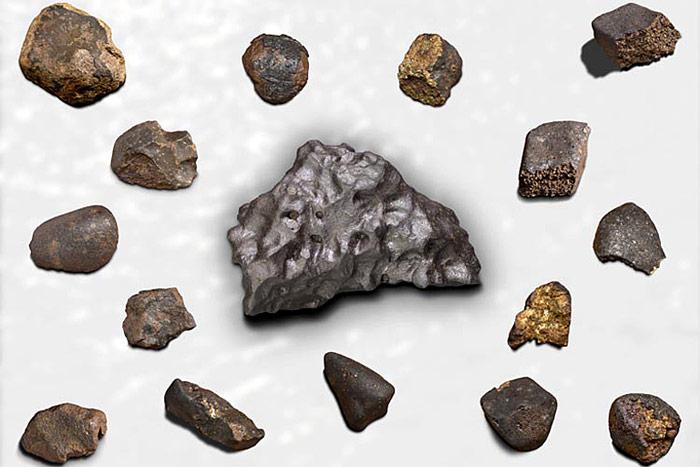 Queenmet Expedition - gefundene Meteoriten